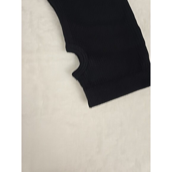 SUUKSESS Women Long Sleeve Ribbed Bodysuit Front Workout One Piece Large - Picture 6 of 7